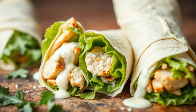 chicken caesar wrap calories