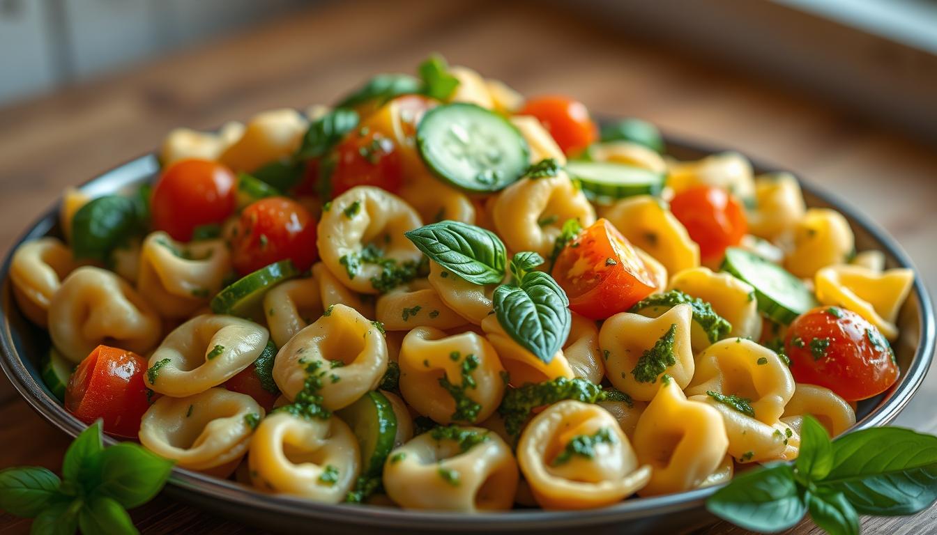 tortellini pasta salad pesto